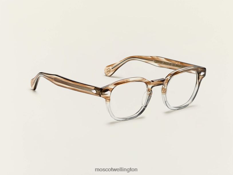 LEMTOSHMoscot Brown Smoke Eyeglasses B600J8