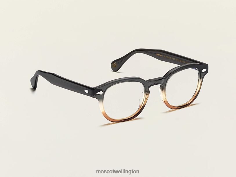 LEMTOSHMoscot Grey-Brown Fade Eyeglasses B600J10