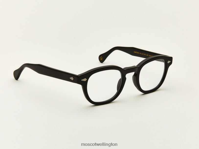 LEMTOSHMoscot Matte Black Eyeglasses B600J6