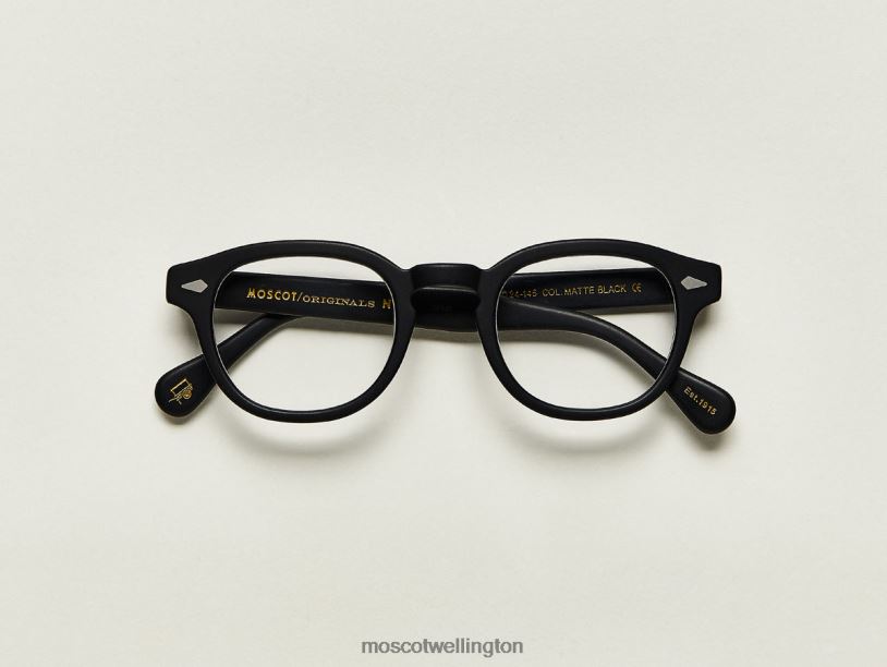 LEMTOSHMoscot Matte Black Eyeglasses B600J6