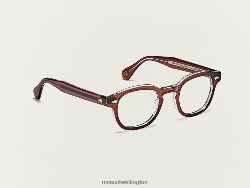 LEMTOSHMoscot Umber-Crystal Eyeglasses B600J21