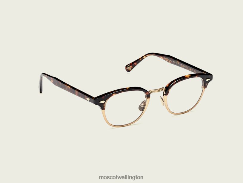 LEMTOSH-MACMoscot Tortoise/Matte Gold Eyeglasses B600J205