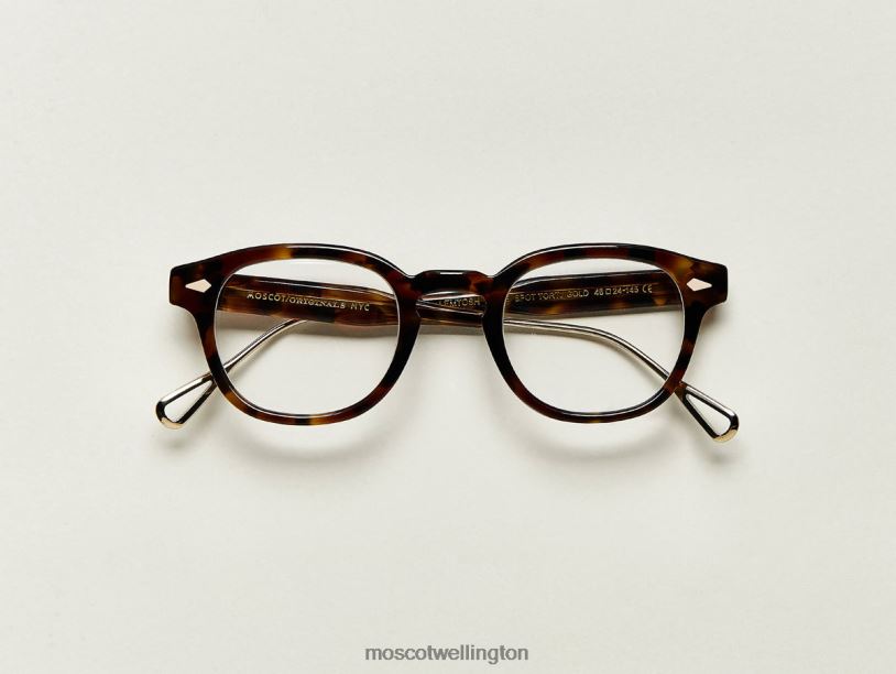 LEMTOSH-TT SEMoscot Spot Tortoise/Gold Eyeglasses B600J135