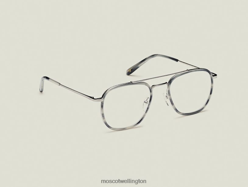 MACHERMoscot Grey Tortoise/Silver Eyeglasses B600J252