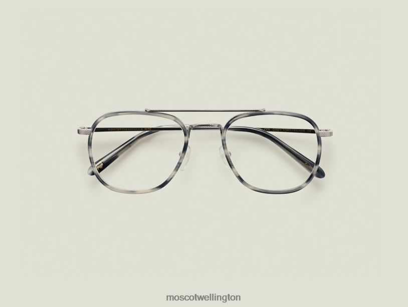 MACHERMoscot Grey Tortoise/Silver Eyeglasses B600J252