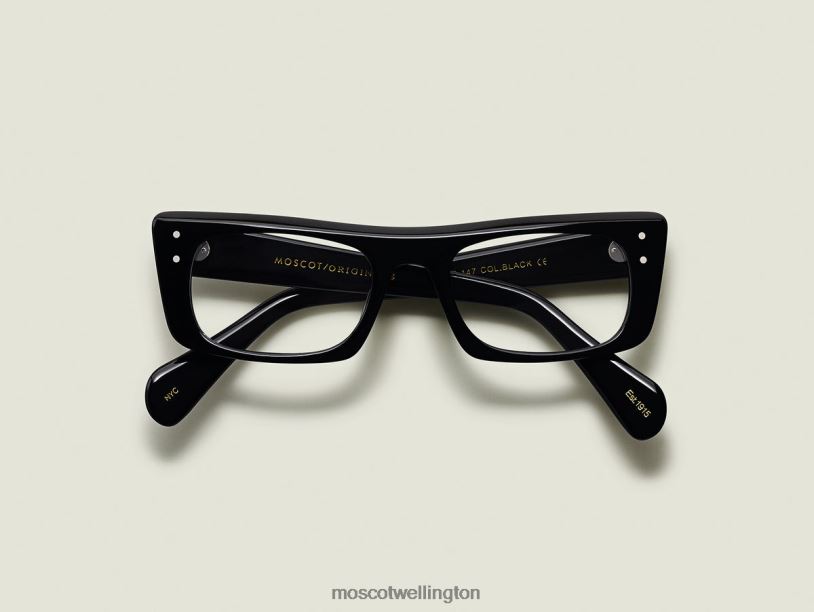 MANGITOMoscot Black Eyeglasses B600J272