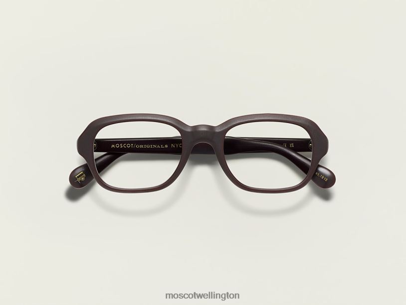 MESHUGMoscot Matte Dark Brown Eyeglasses B600J315