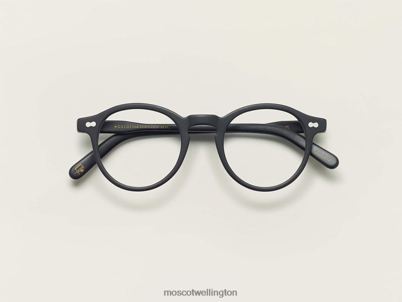 MILTZENMoscot Matte Black Eyeglasses B600J39