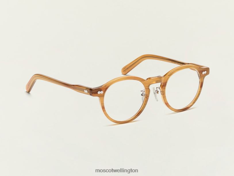 MILTZEN W/ METAL NOSE PADSMoscot Blonde Eyeglasses B600J200