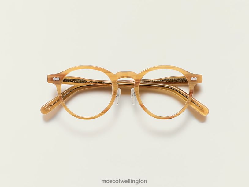 MILTZEN W/ METAL NOSE PADSMoscot Blonde Eyeglasses B600J200