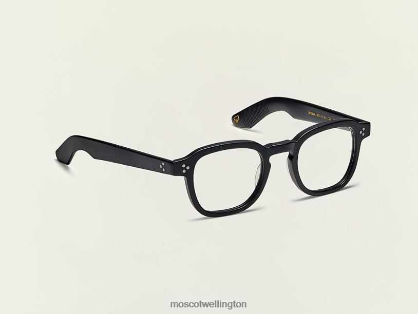 MOMZAMoscot Matte Black Eyeglasses B600J153