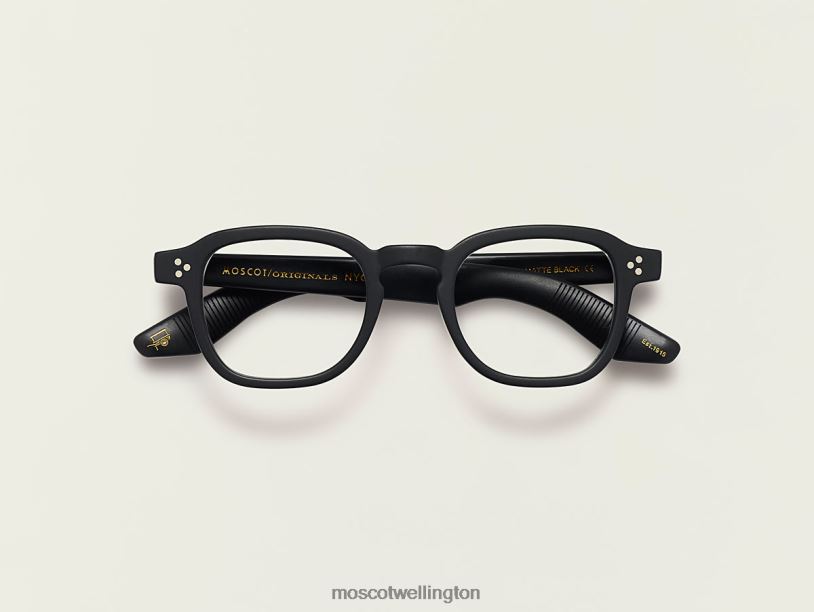 MOMZAMoscot Matte Black Eyeglasses B600J153