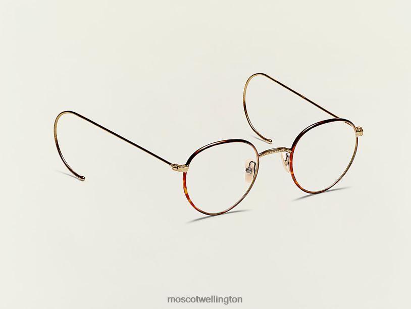 NACHUSMoscot Havana/Antique Gold Eyeglasses B600J227