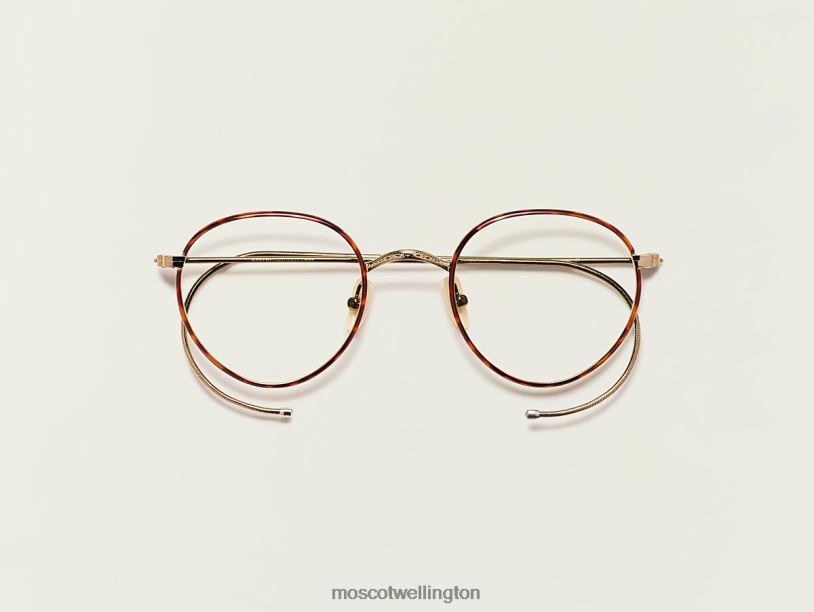 NACHUSMoscot Havana/Antique Gold Eyeglasses B600J227