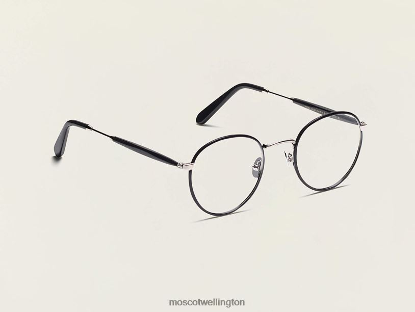 PITSELMoscot Black/Silver Eyeglasses B600J311