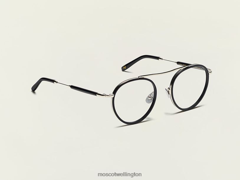 PUPIKMoscot Black/Silver Eyeglasses B600J247