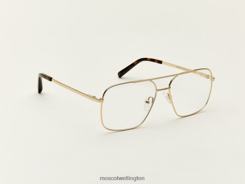SHTARKERMoscot Gold Eyeglasses B600J184