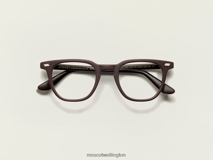 TATAHMoscot Matte Dark Brown Eyeglasses B600J214
