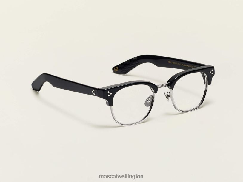 TINIFMoscot Black/Silver Eyeglasses B600J43