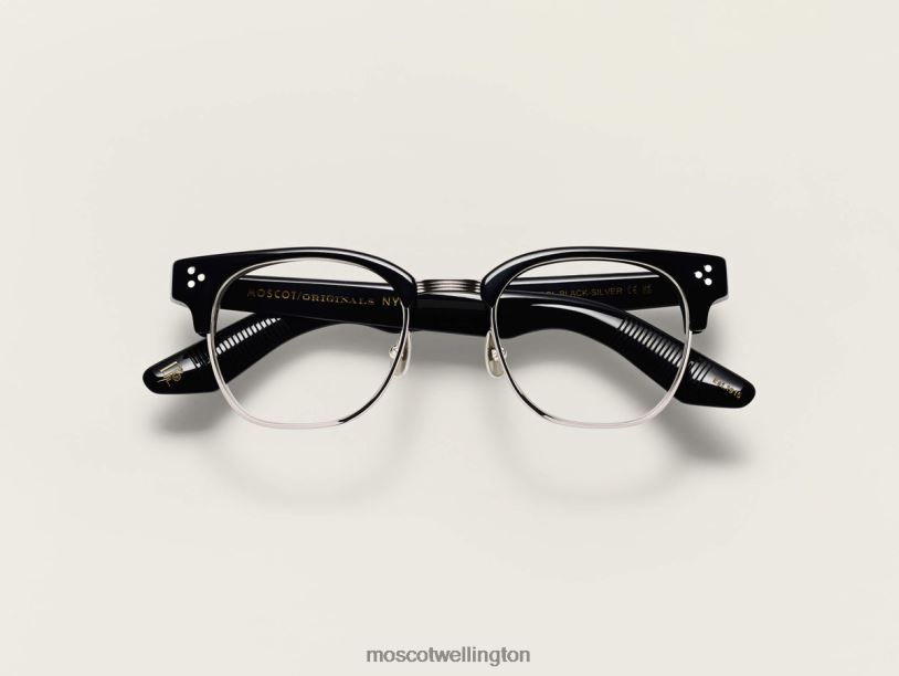 TINIFMoscot Black/Silver Eyeglasses B600J43