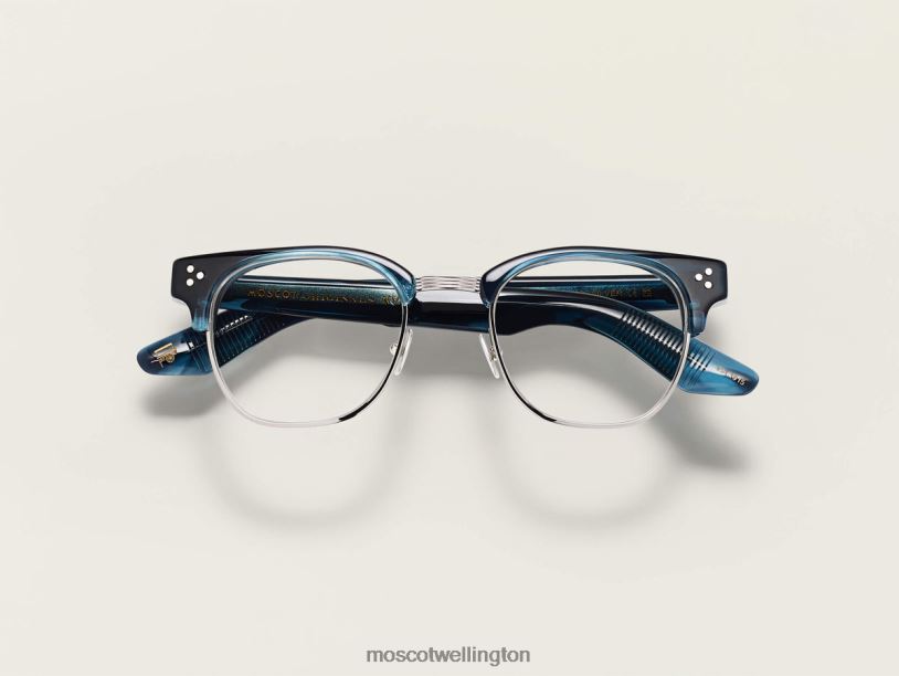 TINIFMoscot Ink/Silver Eyeglasses B600J45