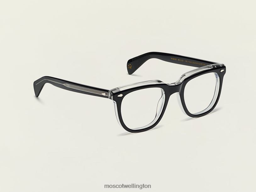YONTIFMoscot Black/Crystal Eyeglasses B600J137
