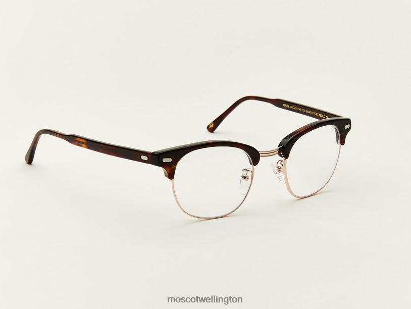 YUKELMoscot Burnt Tortoise/Gold Eyeglasses B600J187