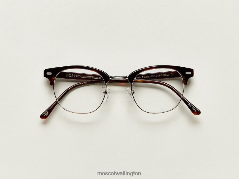 YUKELMoscot Burnt Tortoise/Gold Eyeglasses B600J187