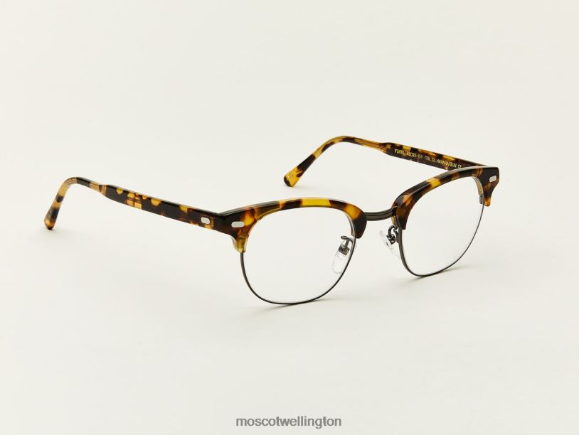 YUKELMoscot Classic Havana/Gunmetal Eyeglasses B600J188