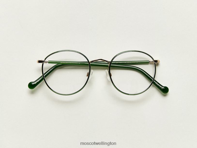 ZEVMoscot Emerald/Gold Eyeglasses B600J112