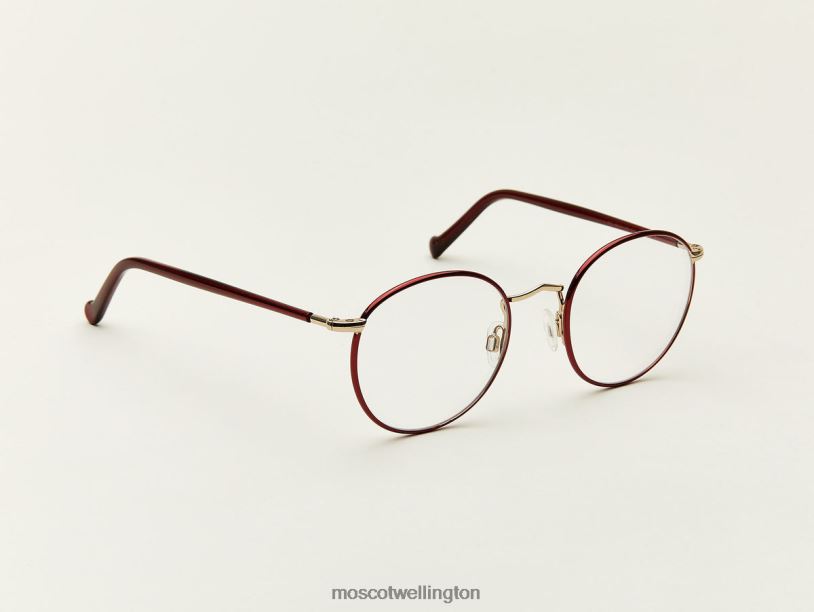 ZEVMoscot Ruby/Gold Eyeglasses B600J113