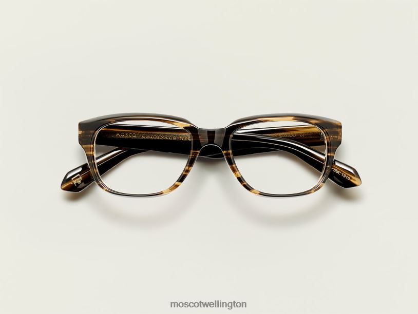 ZINDIKMoscot Brown Bamboo Eyeglasses B600J301