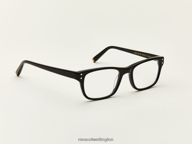 ALEXMoscot Black Eyeglasses B600J353