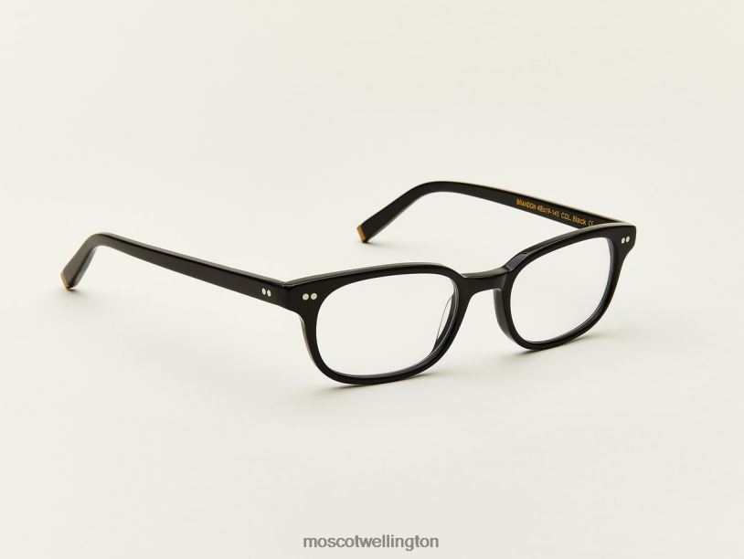 BRANDONMoscot Black Eyeglasses B600J341