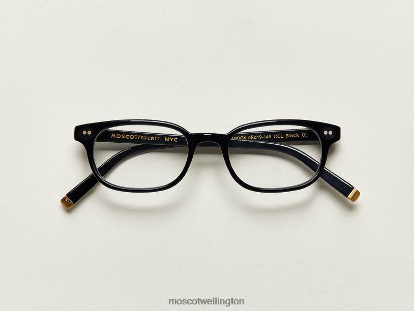 BRANDONMoscot Black Eyeglasses B600J341