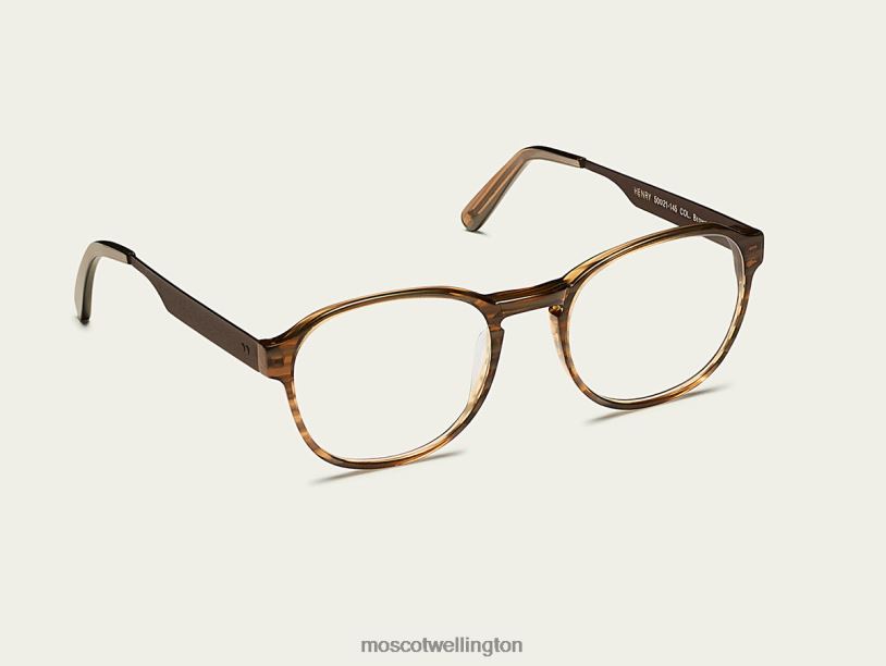 HENRYMoscot Brown Eyeglasses B600J380