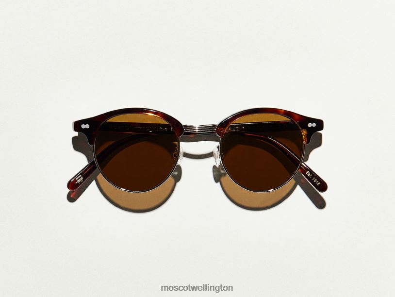 AIDIM SUNMoscot Burnt Tortoise/Gold Sunglasses B600J537