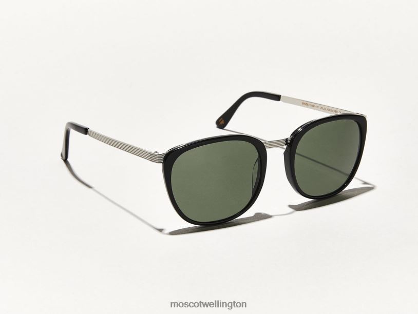 BRUDE SUNMoscot Black/Silver Sunglasses B600J604