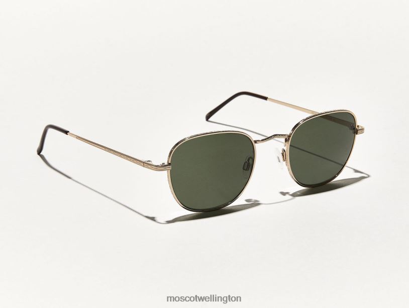 KIBITS SUNMoscot Gold Sunglasses B600J588