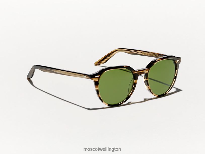 KITZEL SUNMoscot Brown Bamboo Sunglasses B600J574