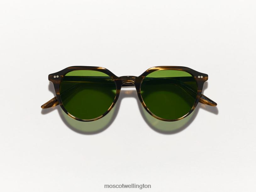 KITZEL SUNMoscot Brown Bamboo Sunglasses B600J574