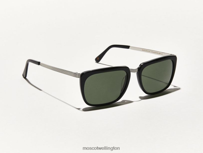 KLUG SUNMoscot Black/Silver Sunglasses B600J596
