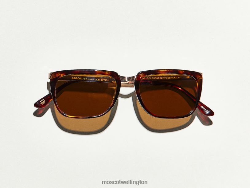 KLUG SUNMoscot Burnt Tortoise/Gold Sunglasses B600J597