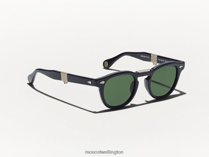 LEMTOSH FOLDMoscot Black Sunglasses B600J489