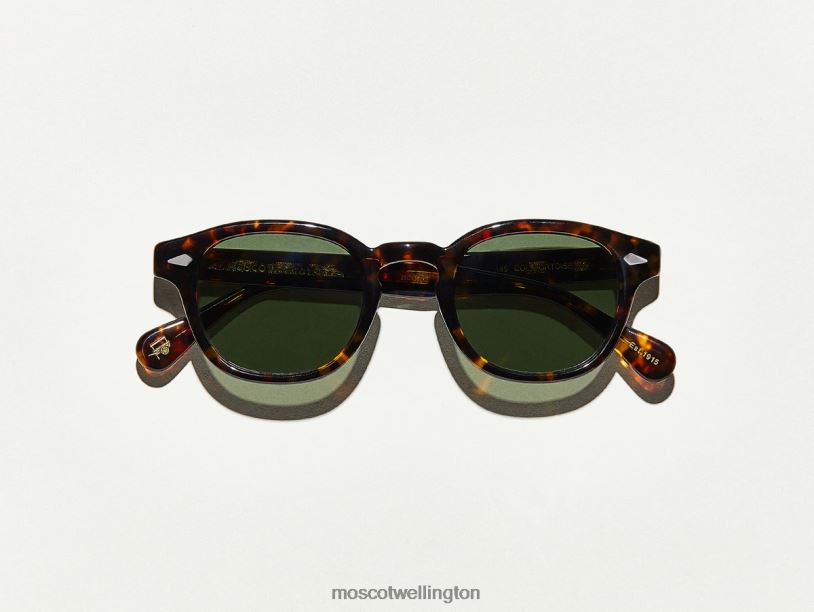 LEMTOSH SUNMoscot Tortoise with G-15 Lens Sunglasses B600J391