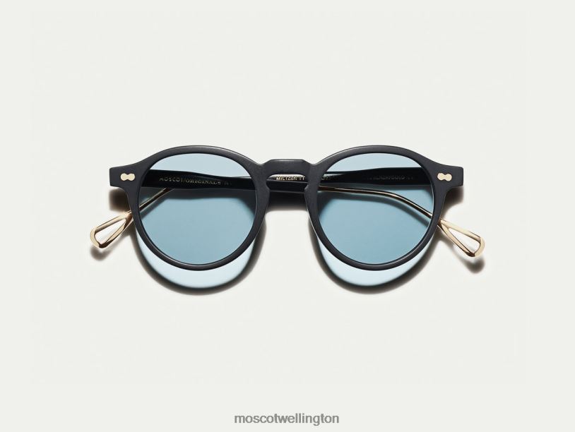 MILTZEN-TT SE SUNMoscot Matte Black/Gold Sunglasses B600J552